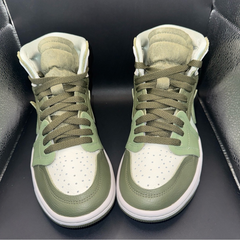 Size 6.5 - Air Jordan 1 Method of Make High Medium Olive Oil Green Wmns, No Box